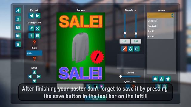 King of Retail #1: Creating Posters | King of Retail Tutorial | English смотреть онлайн