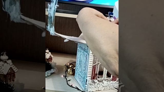 Сделала декоративную ёлочку. Украшаю дом к Новому Году. смотреть онлайн