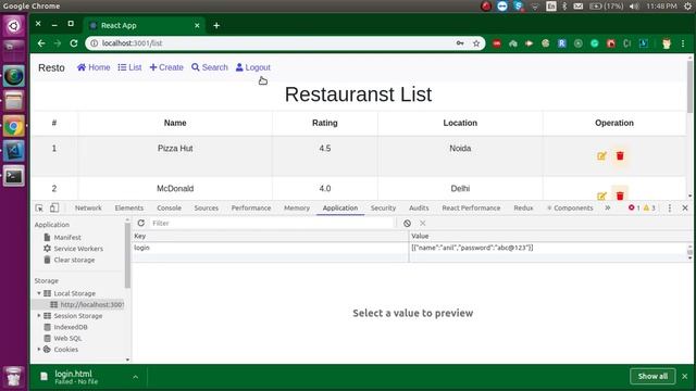 React js project in Hindi #12 Login with Protected Routing смотреть онлайн