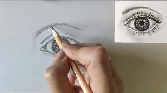 Мастер-класс по рисованию глаза карандашом смотреть онлайн