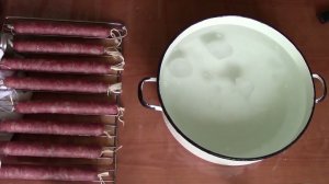 Домашняя колбаса в духовке