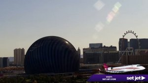 Las Vegas Skyline Live Stream - Sponsored by Set Jet
