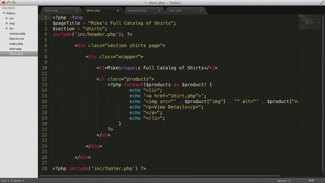 php tutorials for beginners including the products array_idrees смотреть онлайн