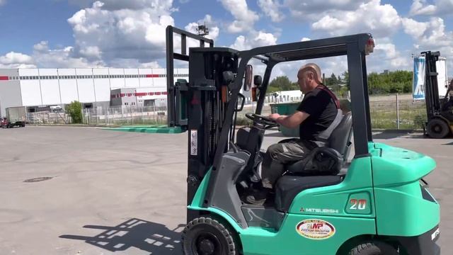 Дизельный Mitsubishi FD20CNT ? смотреть онлайн