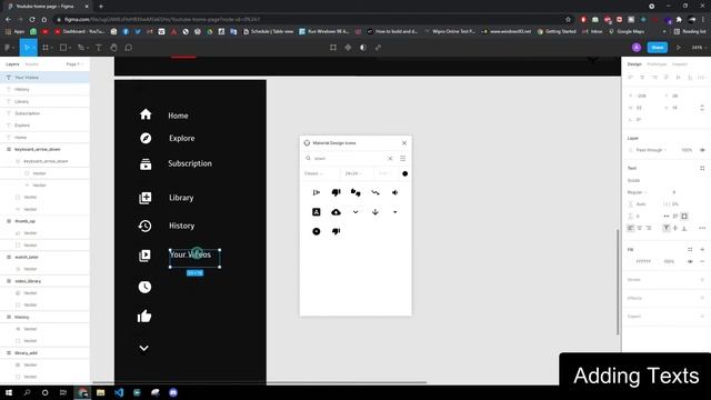 How to create a YouTube SIDEBAR in Figma смотреть онлайн