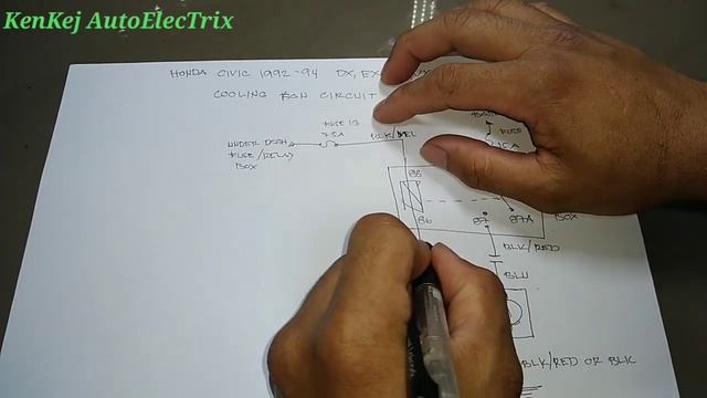 1992 To 1994 Honda Civic DX EX LX VX SI Radiator Fan Motor Wiring Connection смотреть онлайн