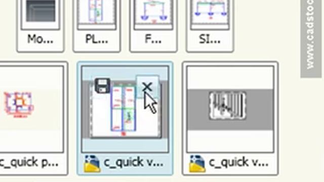 Quick View Drawings en AutoCAD 2009 смотреть онлайн