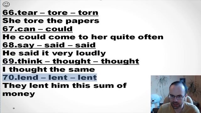 100 НЕПРАВИЛЬНЫХ ГЛАГОЛОВ + ДИКТАНТ. НЕПРАВИЛЬНЫЕ ГЛАГОЛЫ АНГЛИЙСКОГО ЯЗЫКА. АНГЛИЙСКИЙ ЯЗЫК. УРОКИ смотреть онлайн