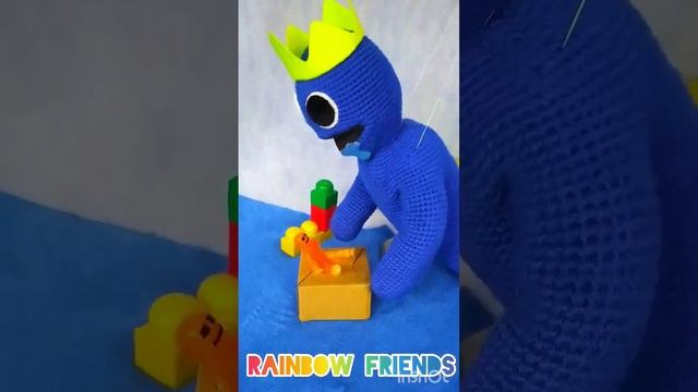 Игрушка СИНИЙ Радужные друзья Роблокс Blue Rainbow friends Roblox смотреть онлайн