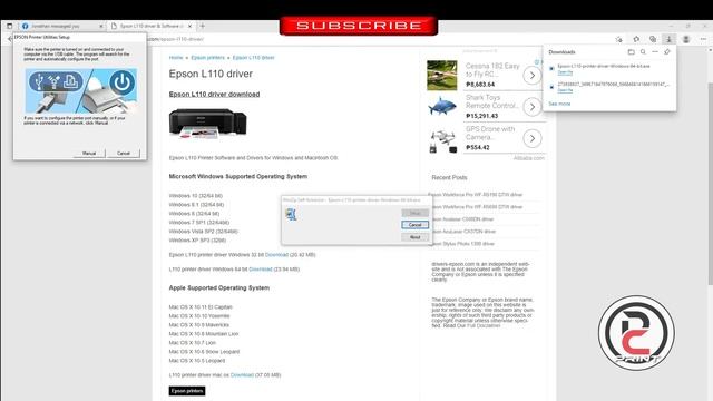 How to install L110 driver to Epson L120 Printer смотреть онлайн