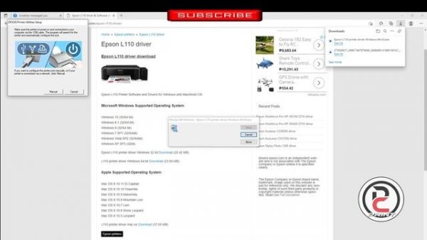 How to install L110 driver to Epson L120 Printer