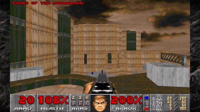 Doom 2 No Rest For The Living : Map 1 - The Earth Base смотреть онлайн