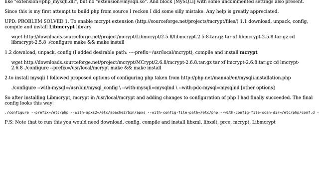 DevOps & SysAdmins: PHP 5.4.9 Mysqli issue смотреть онлайн