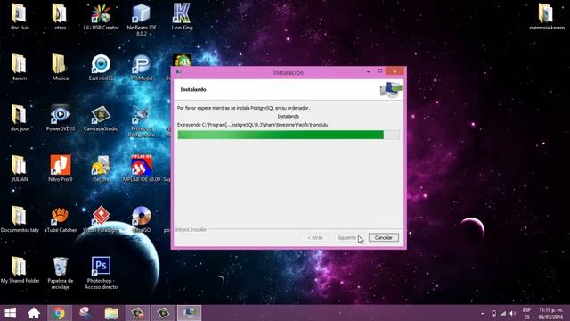PostgreSQL - instalación en Windows 7 / 8/ 10 смотреть онлайн