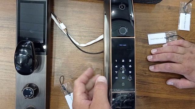 Замок Smart lock USmart GOD Z001D Добавление пользователей отпечаток пальца, пароль, карта смотреть онлайн
