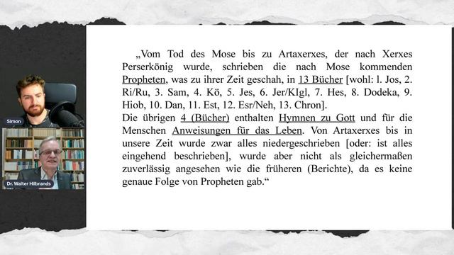 Wie kam es zum (protestantischen) Kanon des Alten Testaments? Mit Dr. Walter Hilbrands смотреть онлайн
