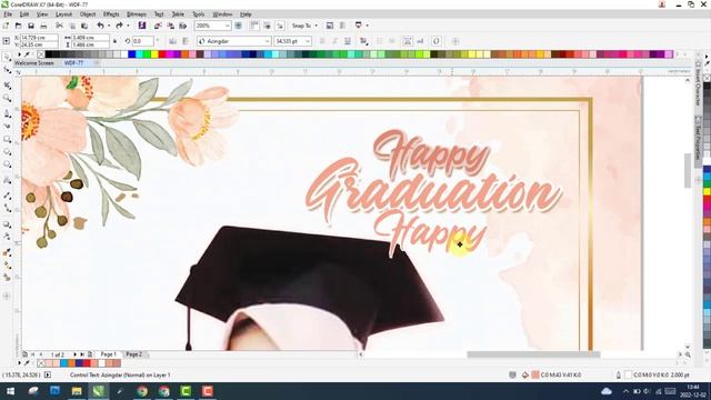 Tutorial Bikin Walldecor Foto Wisuda Kekinian di #photoshop dan #coreldraw - Free template #psd cdr смотреть онлайн