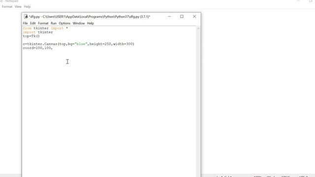 Tkinter Canvas Example in Python смотреть онлайн