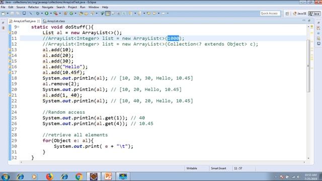 Java Collection Framework and ArrayList смотреть онлайн