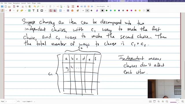 Intro to combinatorics; product rule смотреть онлайн