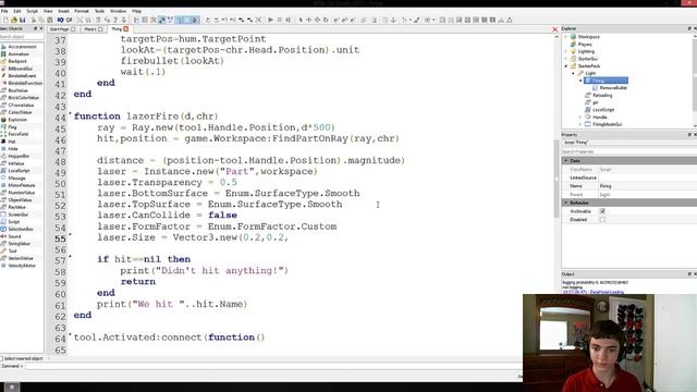 ROBLOX Game Development: Episode 135: Make the Lasers Visible - How to Make a Laser Gun смотреть онлайн