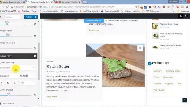 Belajar Wordpress - Cara Setting Nitro Theme Option смотреть онлайн