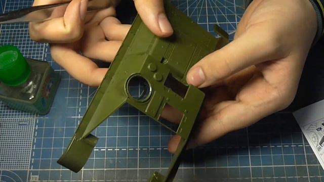 Сборка модели СУ 100 от Звезды. 1/35. Часть 2. смотреть онлайн