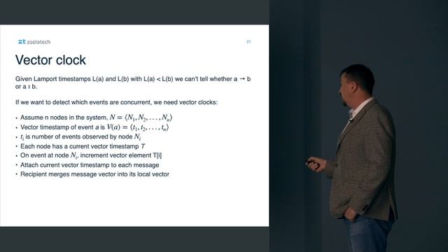 3/3 Time conception in computer science. Lamport & Vector clocks. Algorithm, ordering, usage. смотреть онлайн