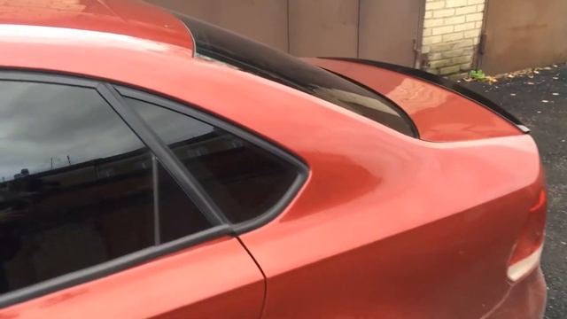 Спойлер лип на багажник VW Polo седан 2010-2019 (чёрный глянец) смотреть онлайн