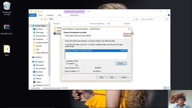 instalación oracle 11g express смотреть онлайн