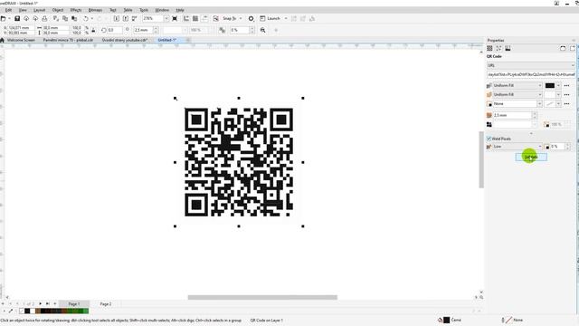 CorelDRAW Tutorial - How To Generate QR Code In CorelDRAW 2022 And Older Versions