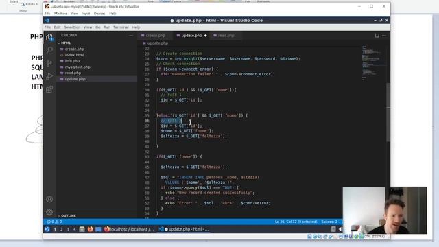 Operazioni di base tabella db: CRUD PHP MYSQLI - Create Read Update Delete смотреть онлайн