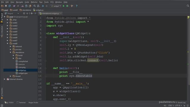62 PyQt Framework Получение корневой папки смотреть онлайн