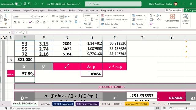 regr NO LINEAL jun21 hadc exp pot Excel 2023 10 28 20 25 25 смотреть онлайн