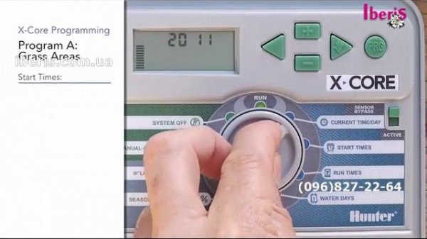 Настройка контроллера автополива Hunter X Core