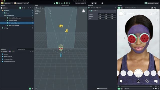 Face Mesh: Add a 3D mesh that mimic's the user's face in real time смотреть онлайн