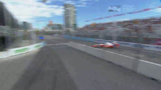 REPLAY: Juan Pablo Montoya makes contact with the turn 11 wall in Toronto смотреть онлайн