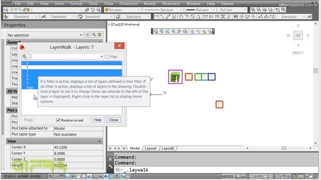 Слои в autocad. Использование продвинутых инструментов смотреть онлайн