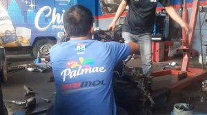 toyota hilux 1kd disassemble engine