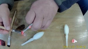 Идеальная поролоновая приманка,  Покраска