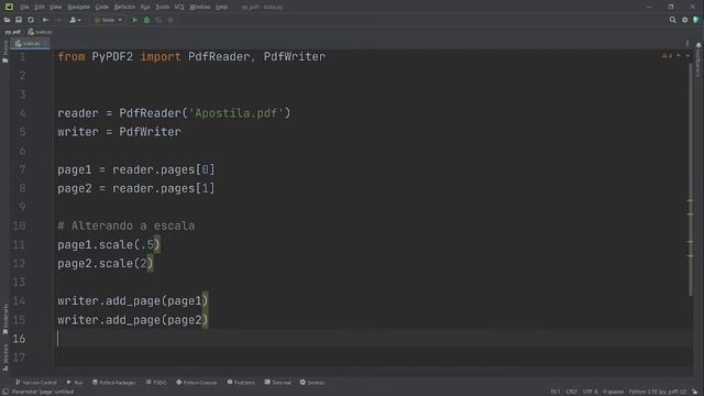 415 - Alterando a escala de uma página pdf com PyPDF2 Python смотреть онлайн