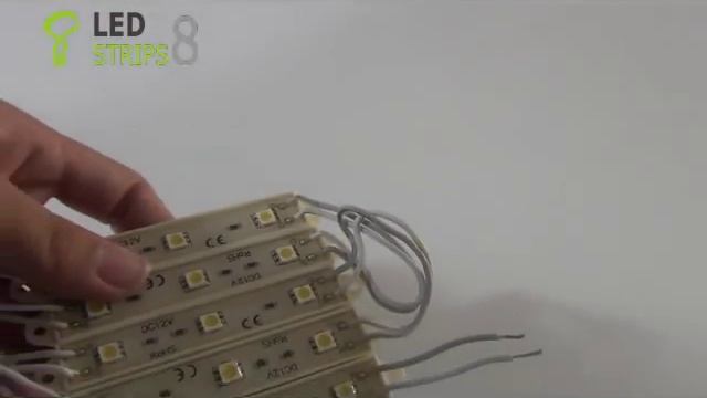 Waterproof 3LEDs LED Module In Rectangular Shape Sample Video