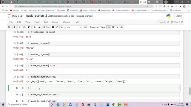 Python Basics 6 - Dictionaries смотреть онлайн