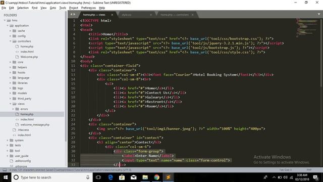 hotel management system project in php (codeigniter project tutorial with ajax) Part 3 смотреть онлайн