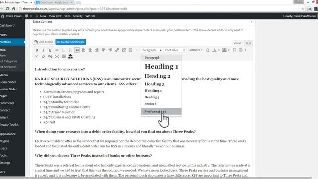 Salient - WordPress Tutorial - Editing a Portfolio / Case Study Page смотреть онлайн