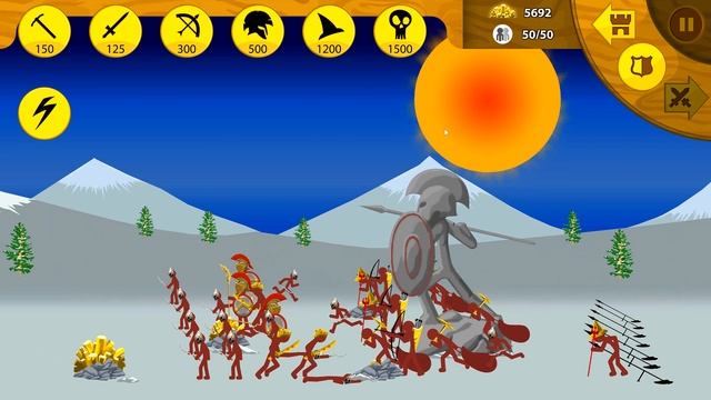 Великаны против ЭЛИТНЫХ ВОЙСК врага! - Stick war legacy HARD #8 Безумно смотреть онлайн