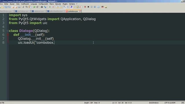 8 - Python PyQt (Interfaz gráfica) - Combo Box (Selección de elementos) смотреть онлайн