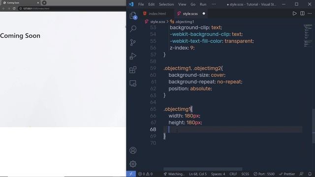 Coming Soon Webpage Design with Bootstrap 5 смотреть онлайн