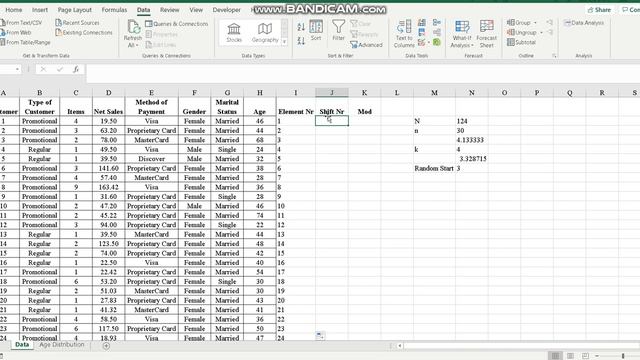 Systematic Sampling in Excel смотреть онлайн