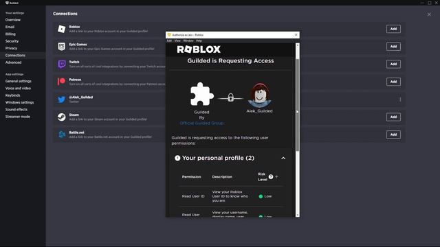 Roblox connection | Guilded Tutorial смотреть онлайн